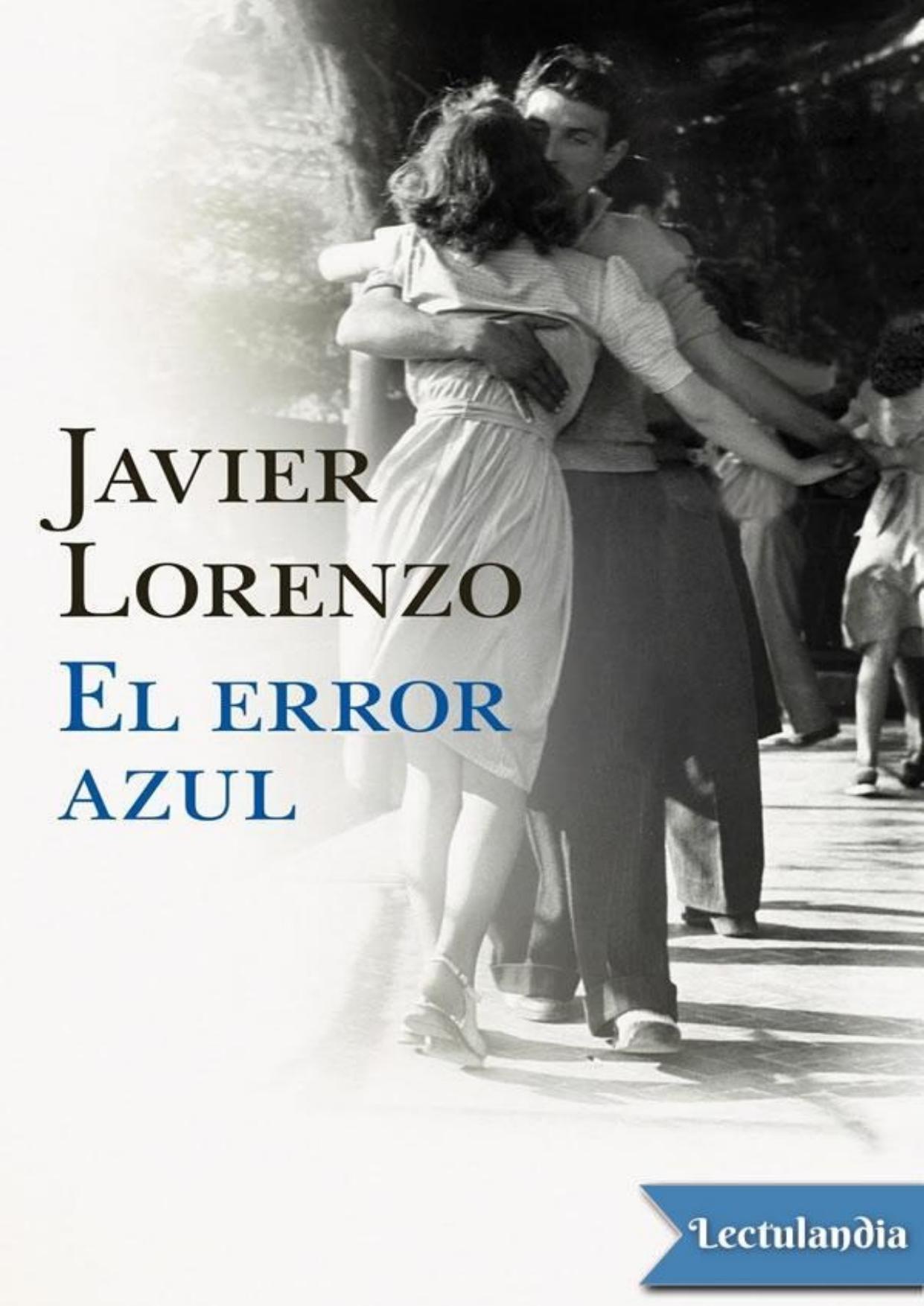 El error azul de Javier Lorenzo, portada del libro