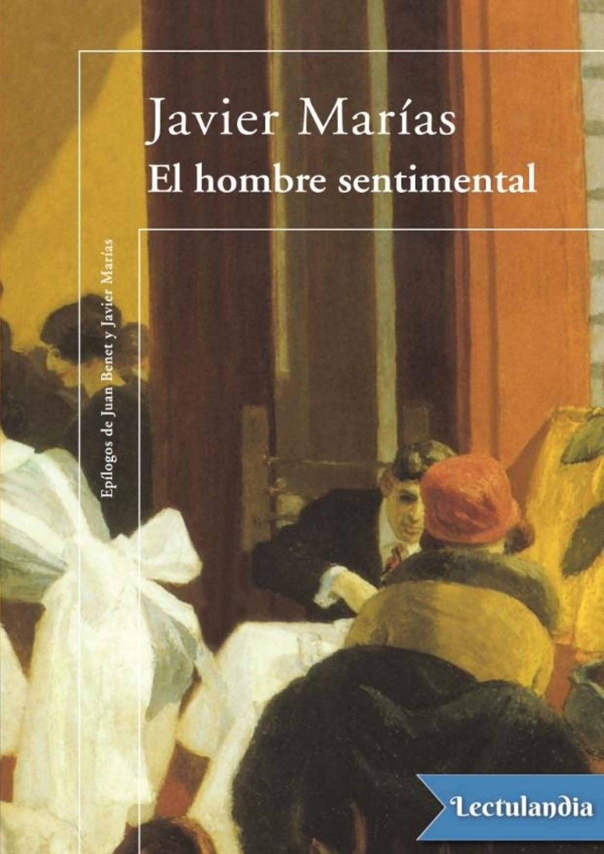 El hombre sentimental de Javier Marías, portada del libro