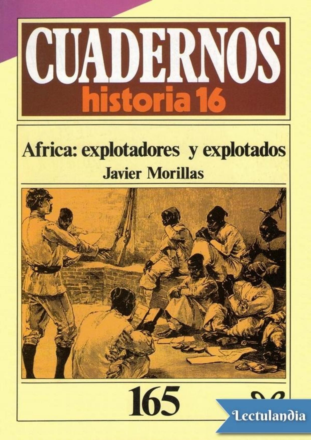 África: explotadores y explotados de Javier Morillas, portada del libro