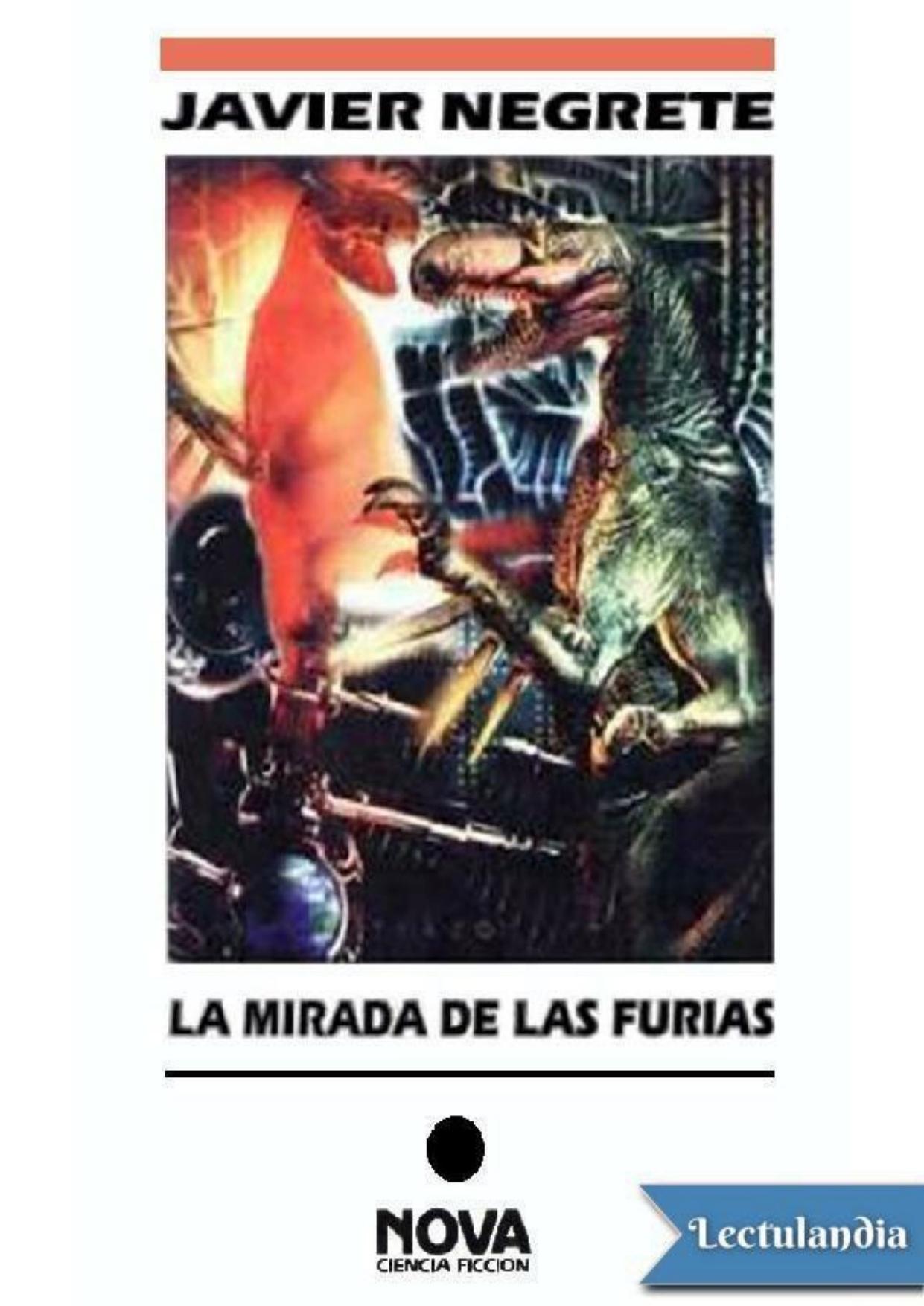 La mirada de las furias de Javier Negrete, portada del libro