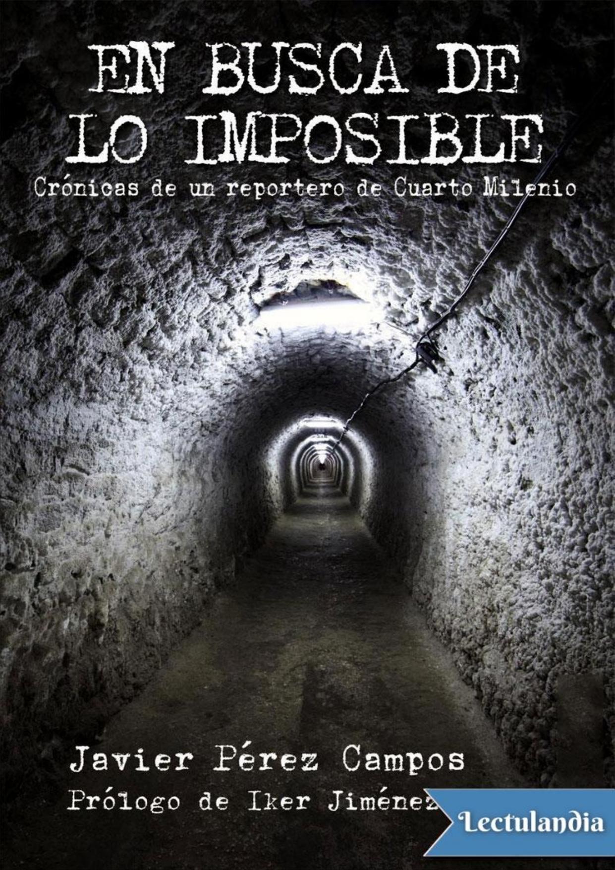 En buca de lo imposible de Javier Pérez Campos, portada del libro