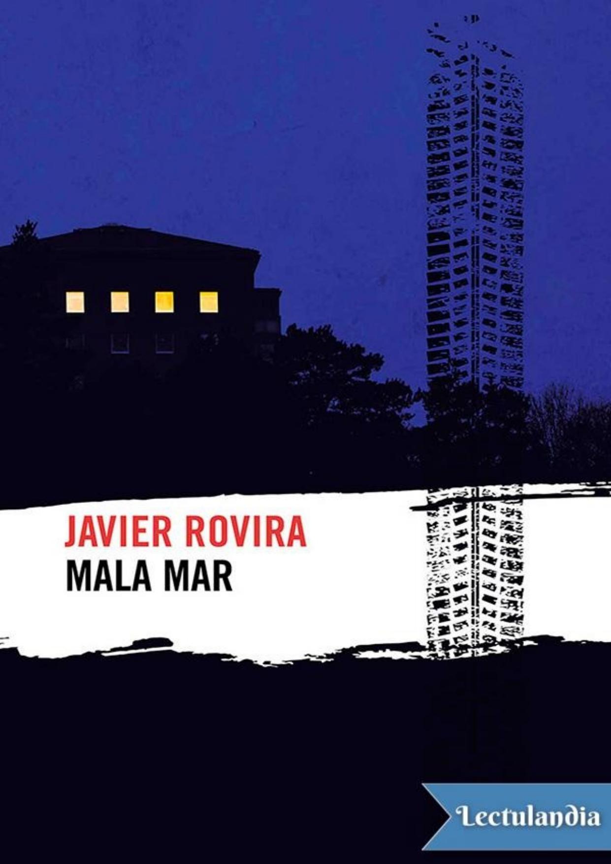 Mala mar de Javier Rovira, portada del libro