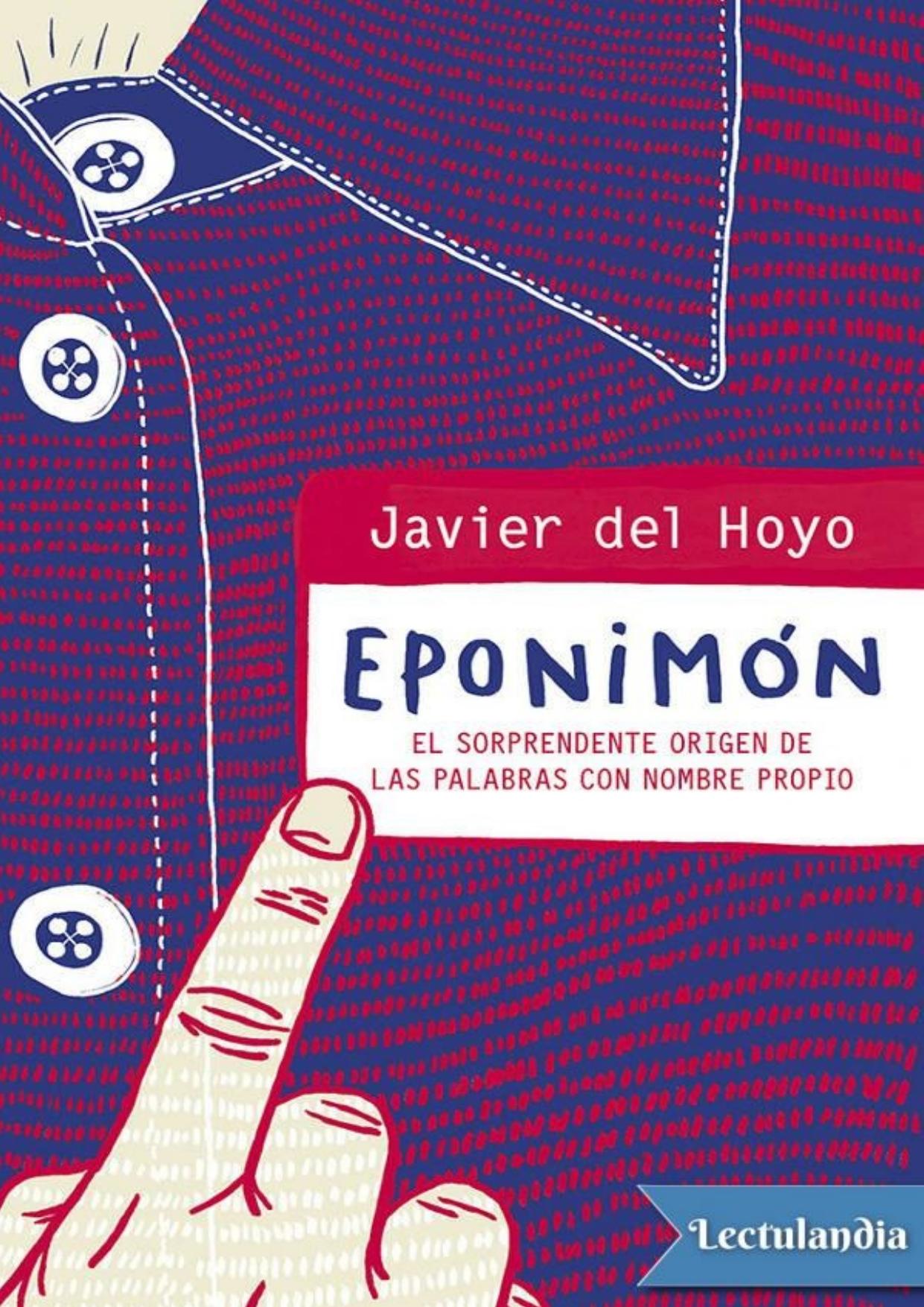 Eponimón (Versión a color) de Javier del Hoyo, portada del libro