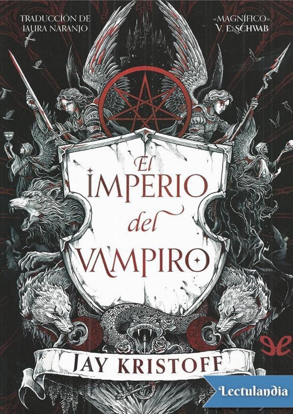 El imperio del vampiro de Jay Kristoff, portada del libro