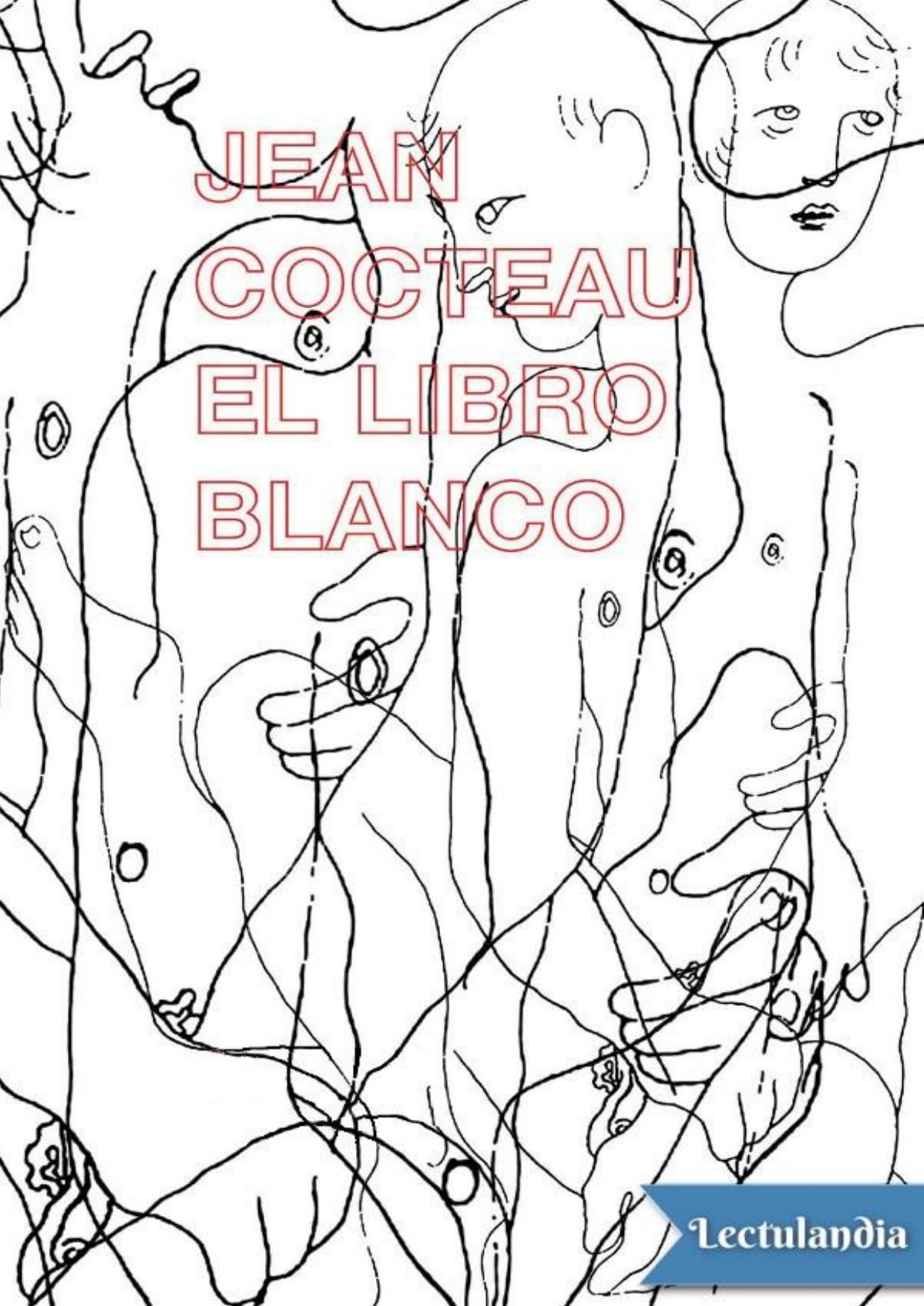 El libro blanco de Jean Cocteau, portada del libro