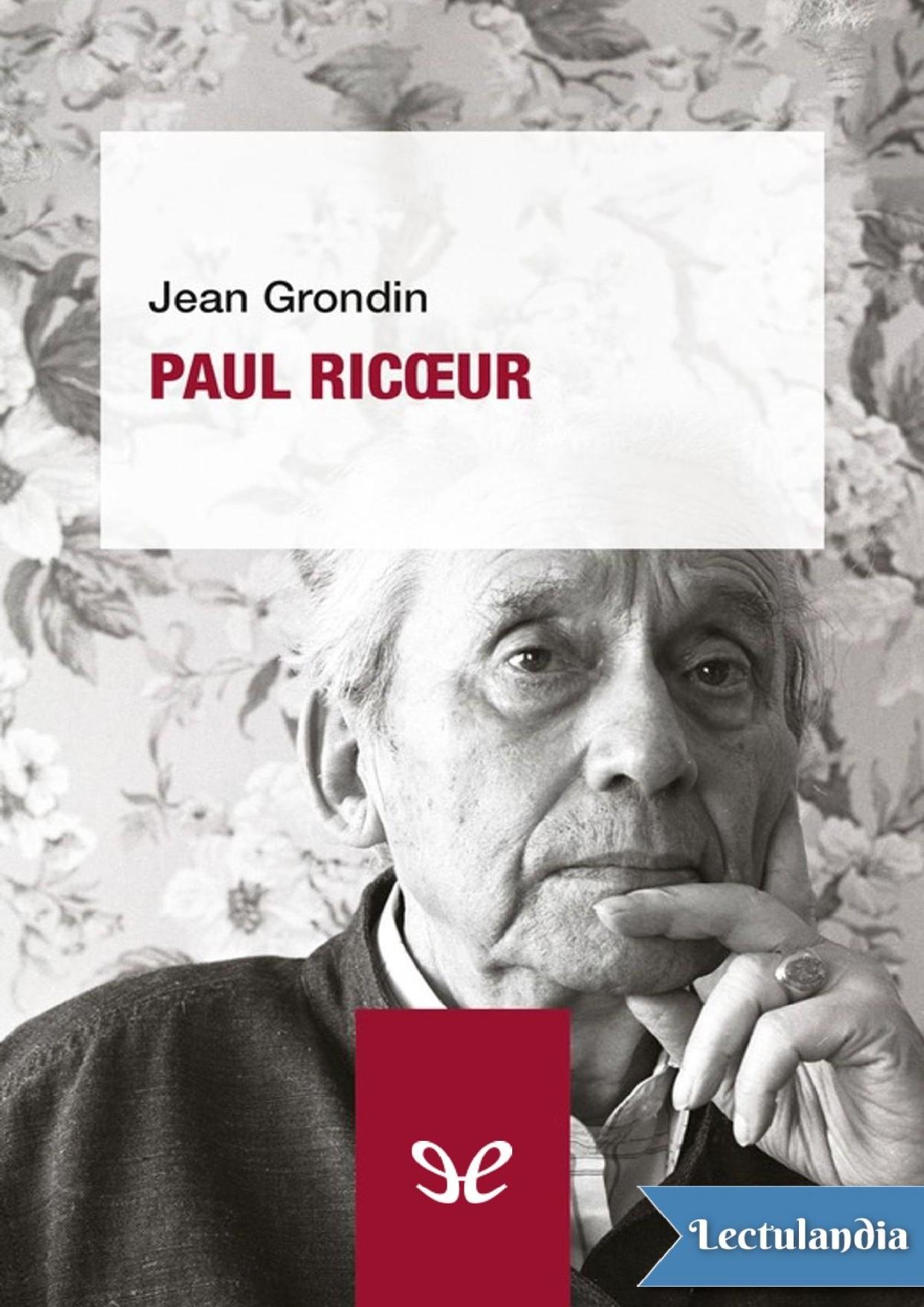 Paul Ricœur de Jean Grondin, portada del libro