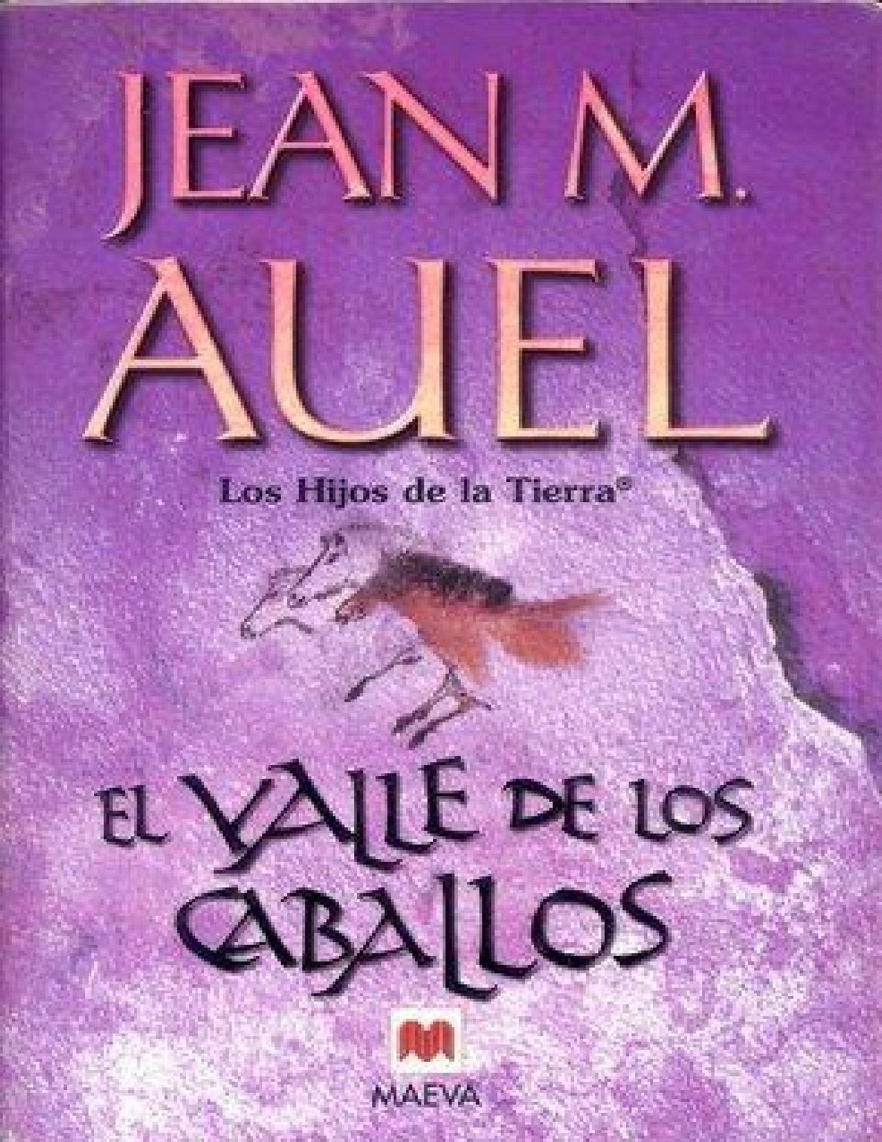 Valle de los caballos, El de Jean M. Auel, portada del libro