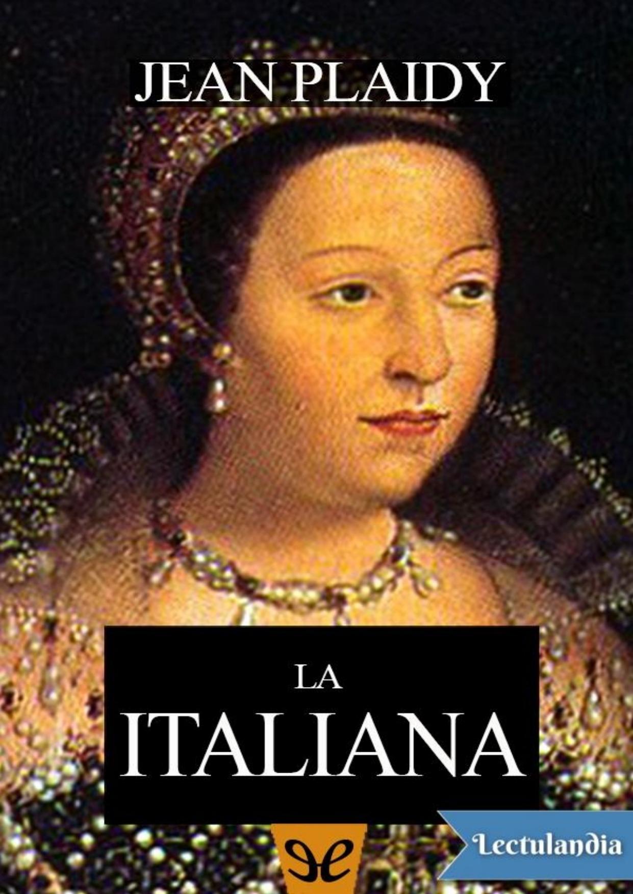La italiana de Jean Plaidy, portada del libro