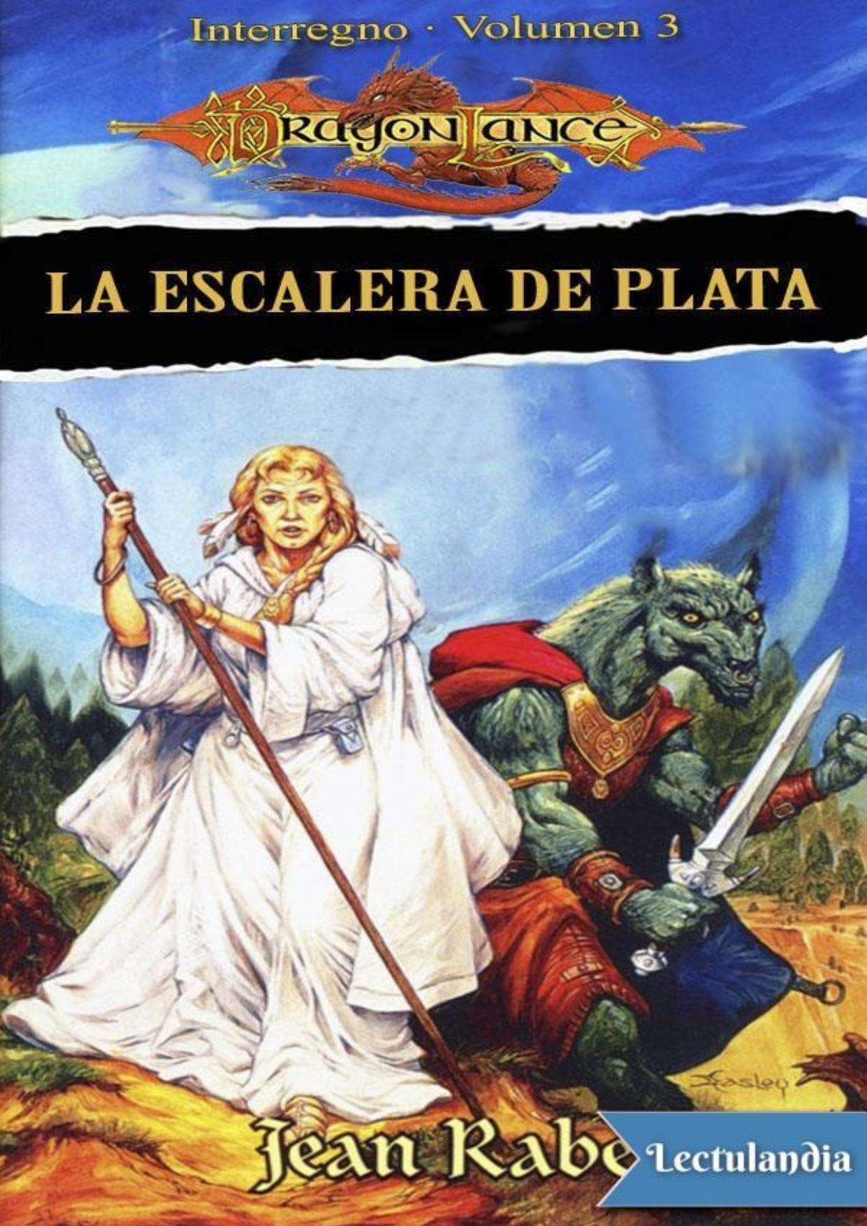 La escalera de plata de Jean Rabe, portada del libro