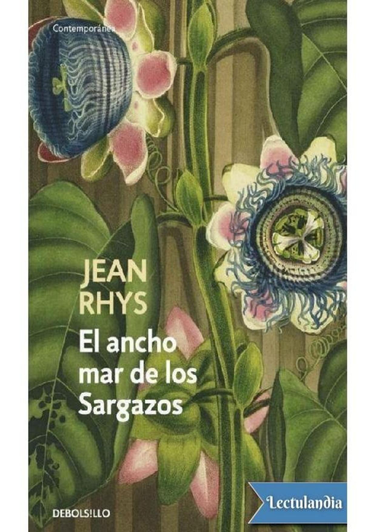 Ancho mar de los Sargazos de Jean Rhys, portada del libro