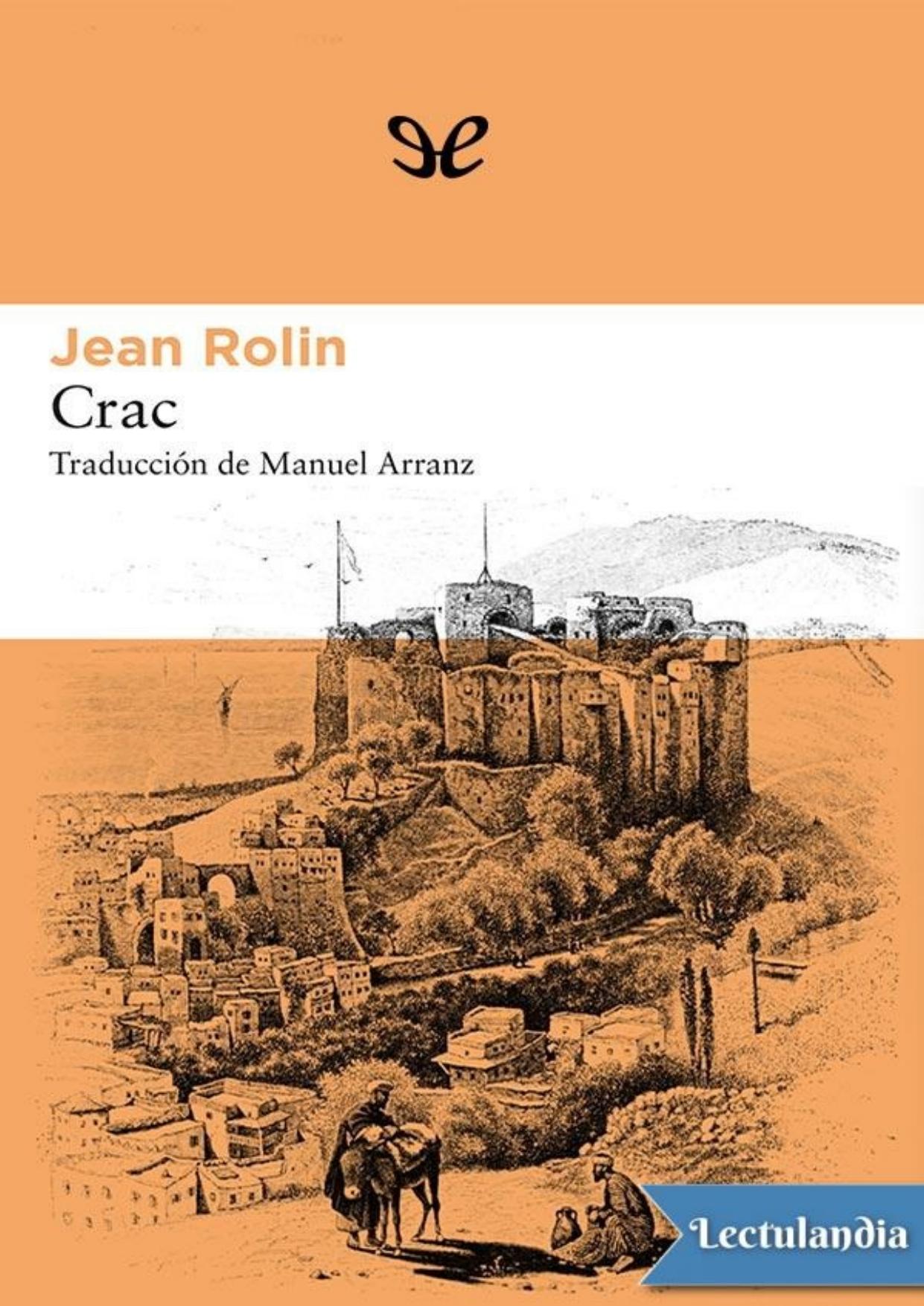 Crac de Jean Rolin, portada del libro