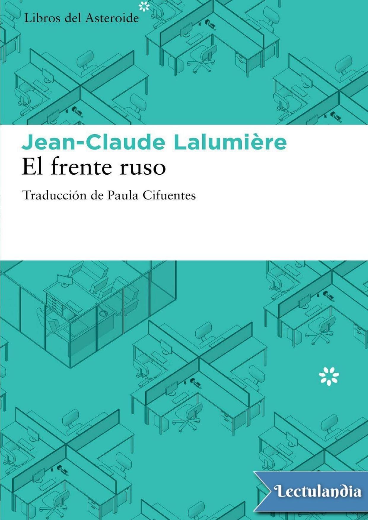 El frente ruso de Jean-Claude Lalumière, portada del libro