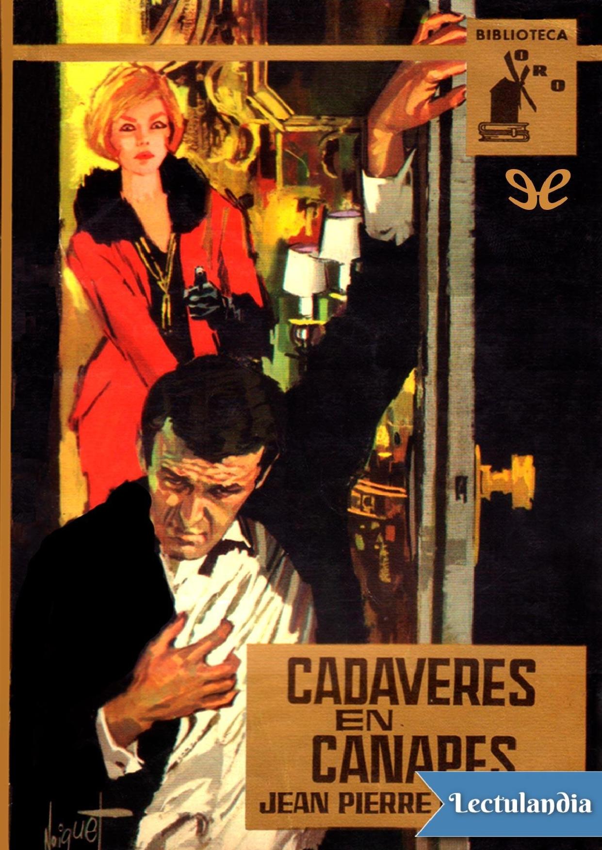 Cadáveres en canapés de Jean-Pierre Ferrière, portada del libro