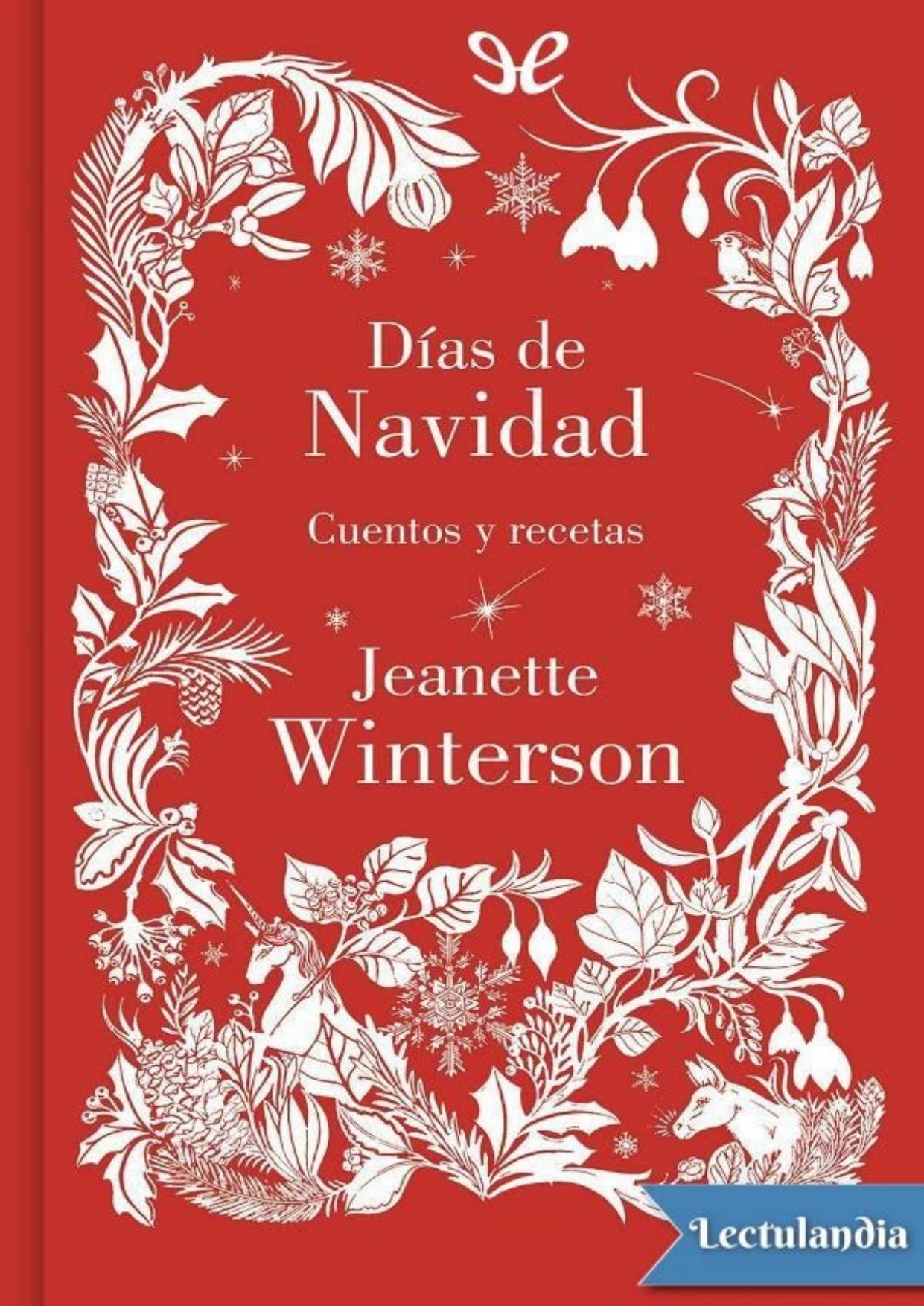 Dias de navidad: cuentos y recetas de Jeanette Winterson, portada del libro