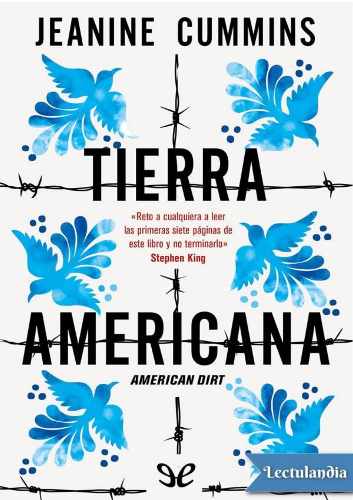 Tierra americana de Jeanine Cummins, portada del libro