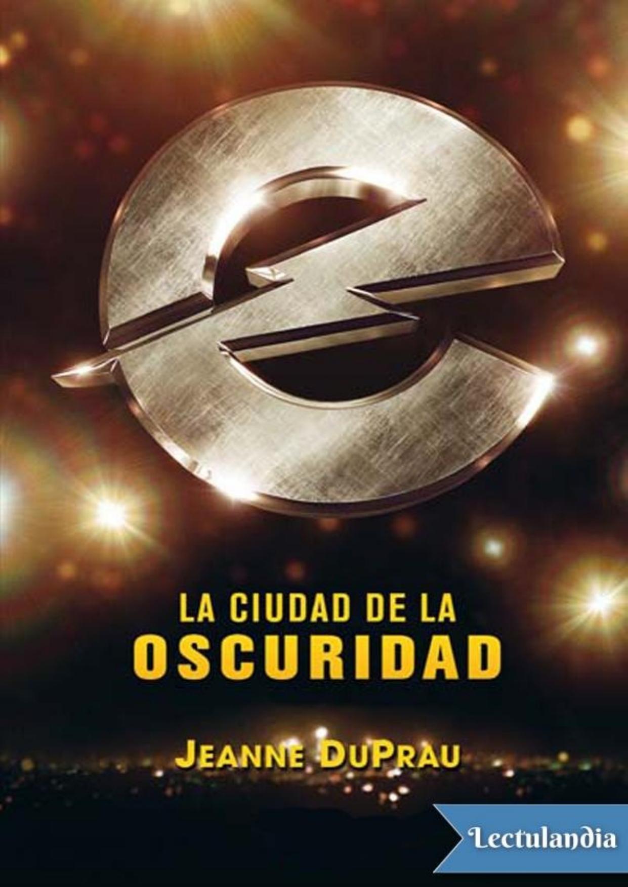 La ciudad de la oscuridad de Jeanne DuPrau, portada del libro