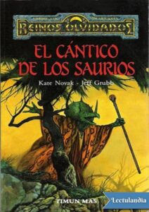 Portada de El cántico de los saurios