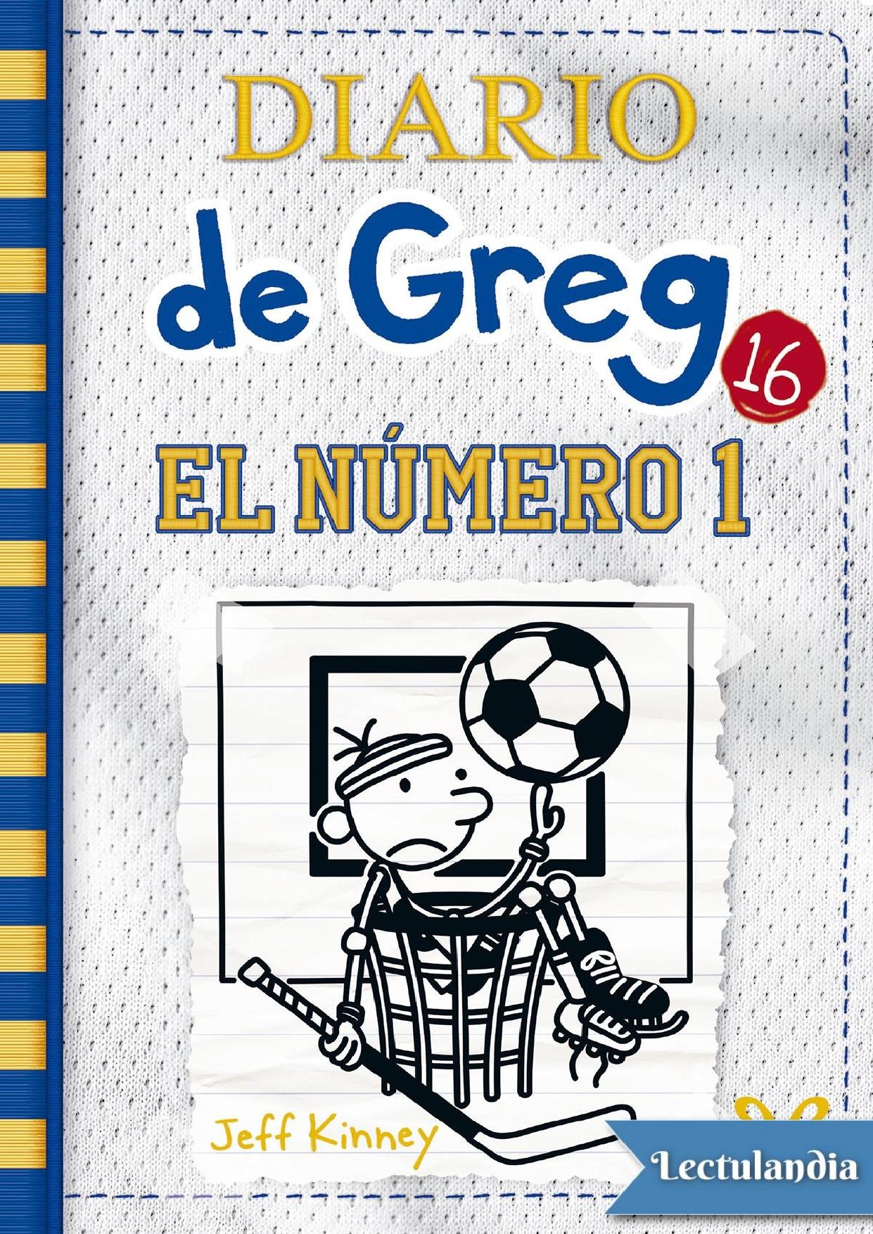 El número 1 de Jeff Kinney, portada del libro