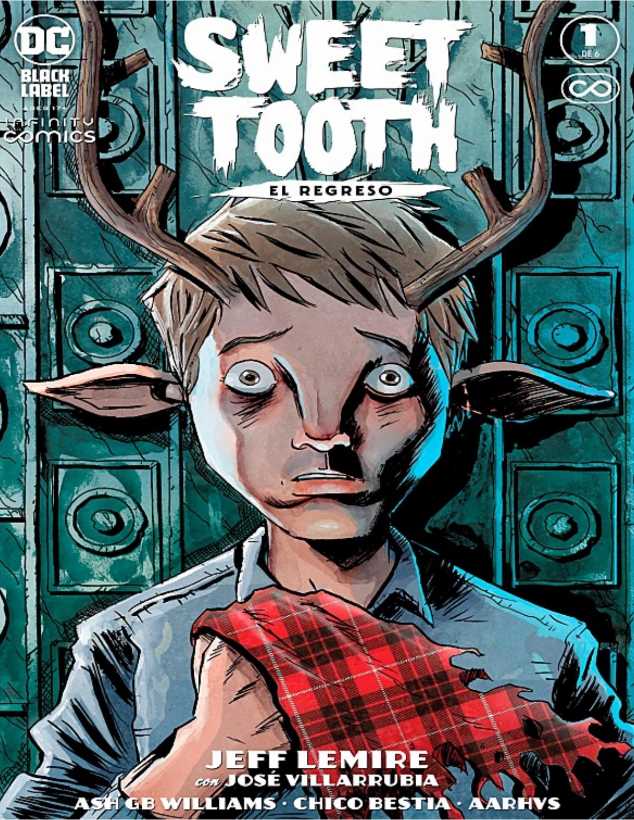 Sweet Tooth: El regreso de Jeff Lemire, portada del libro