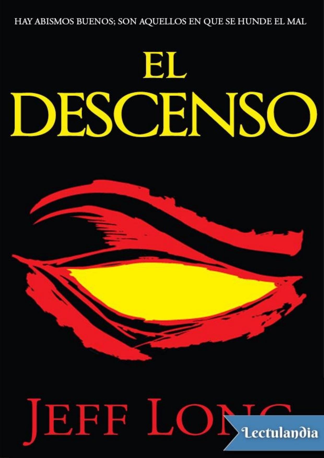 El descenso de Jeff Long, portada del libro