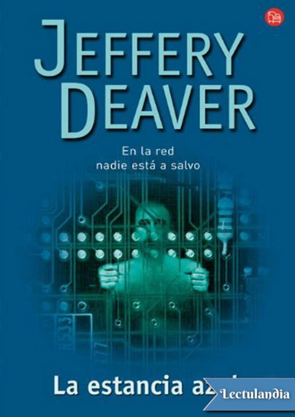 La estancia azul de Jeffery Deaver, portada del libro