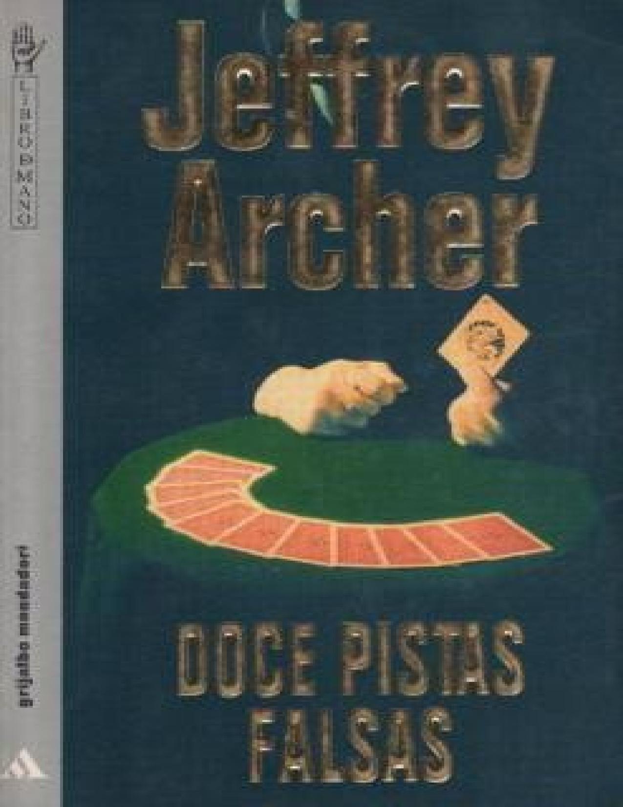 Doce pistas falsas de Jeffrey Archer, portada del libro