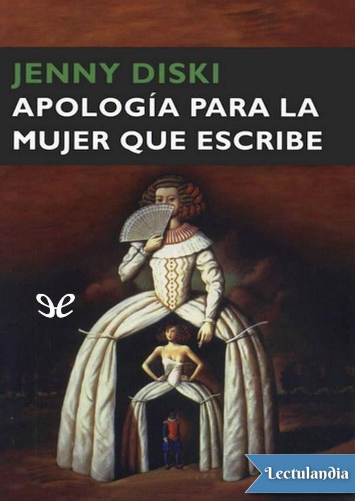 Apología para la mujer que escribe de Jenny Diski, portada del libro