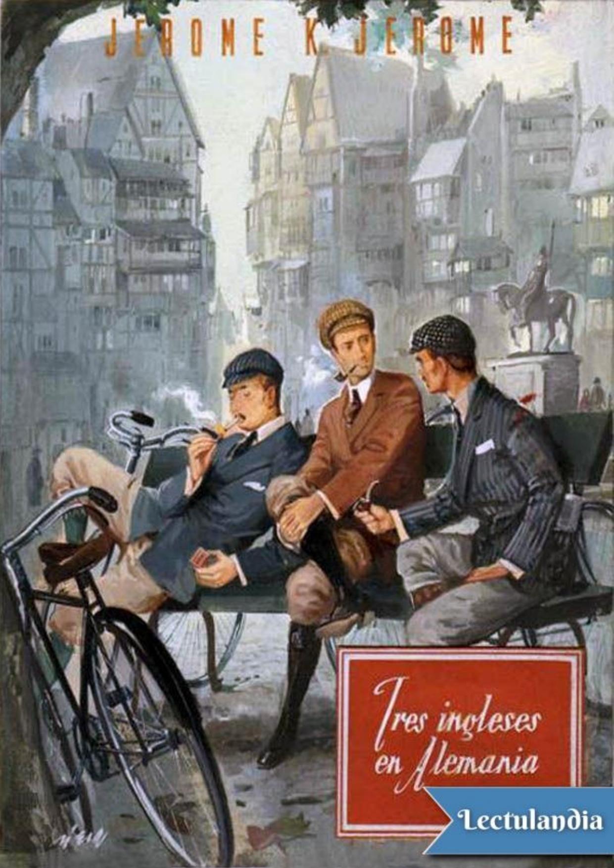 Tres ingleses en Alemania de Jerome K. Jerome, portada del libro