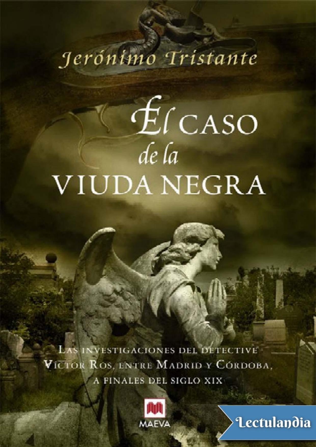 El caso de la viuda negra de Jerónimo Tristante, portada del libro