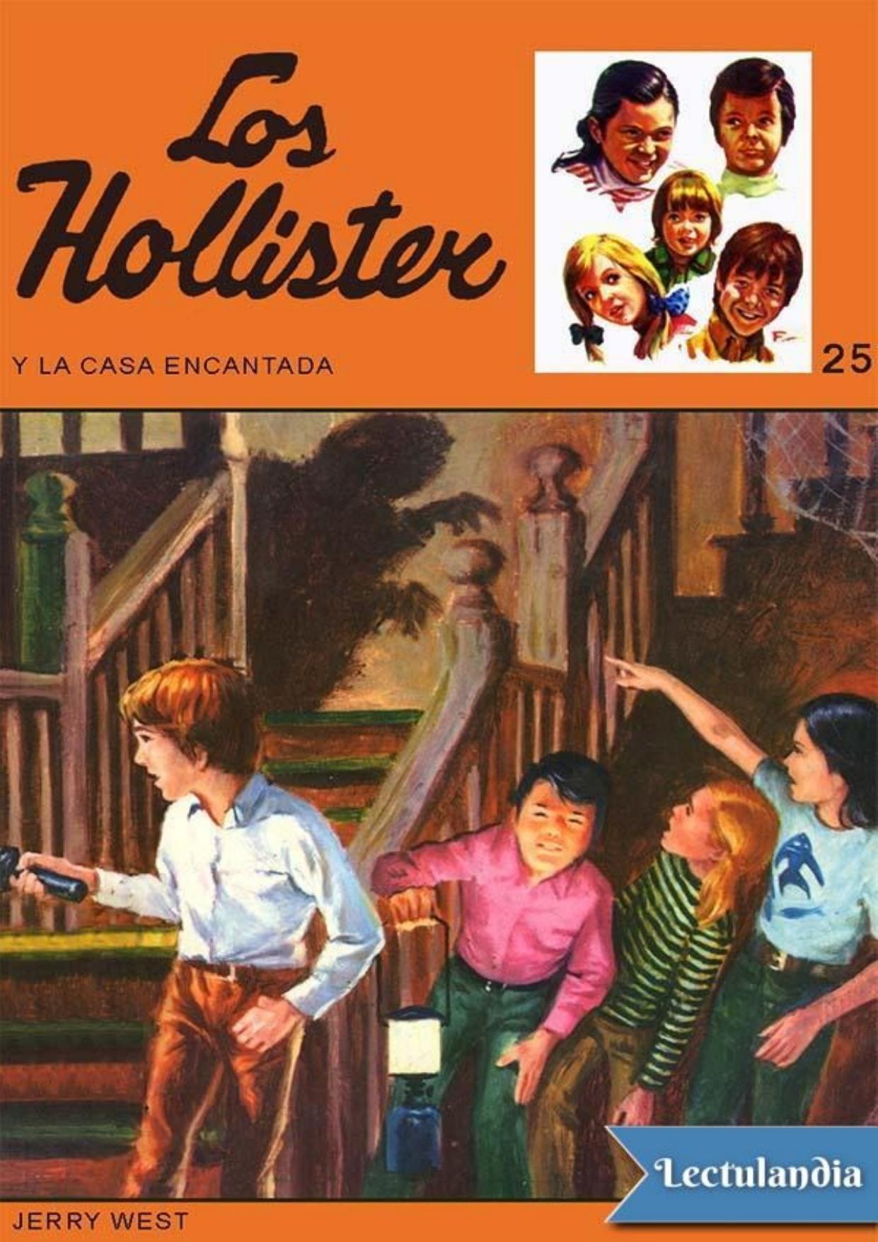 Los Hollister y la casa encantada de Jerry West, portada del libro