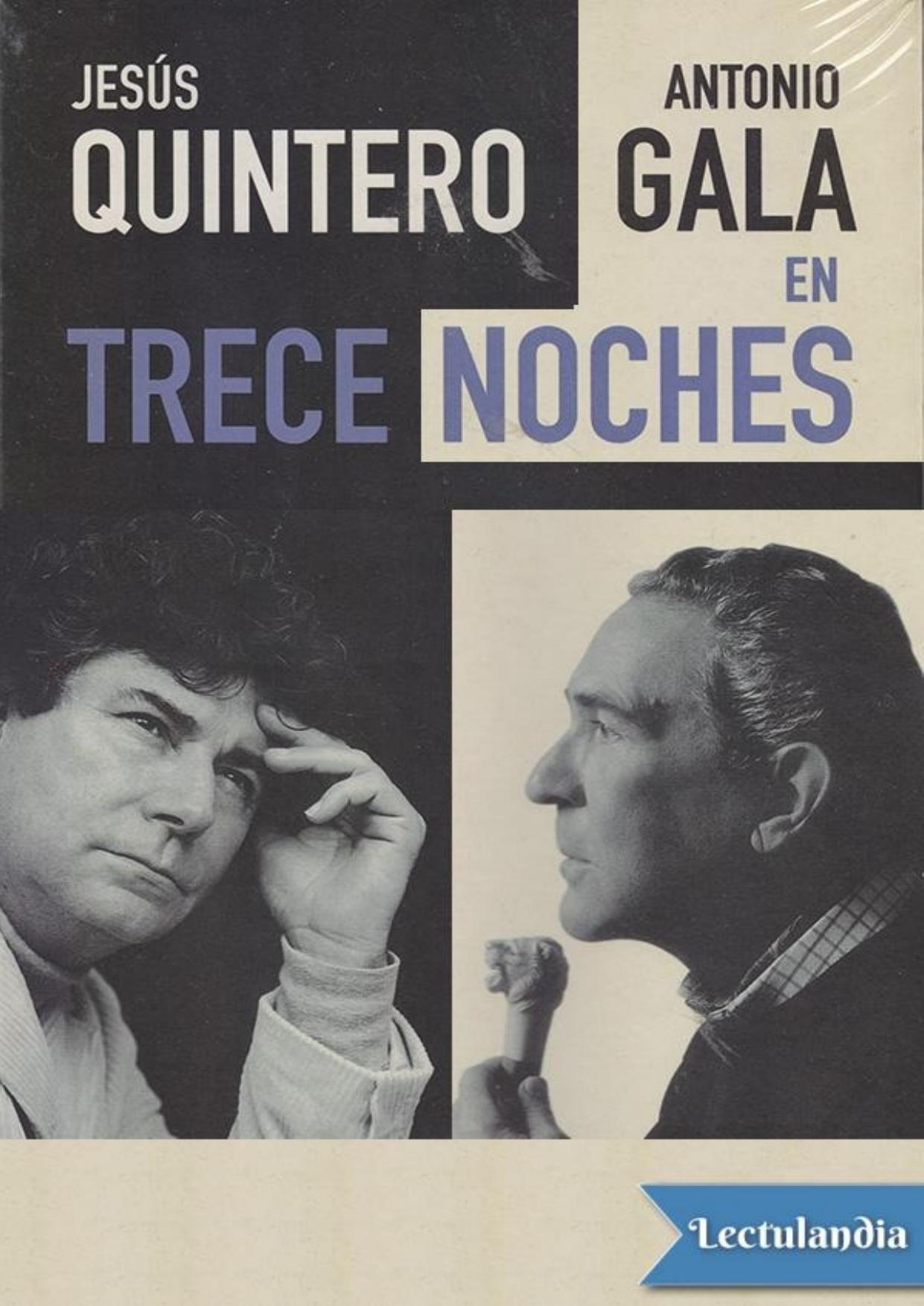 Trece Noches de Jesús Quintero, portada del libro