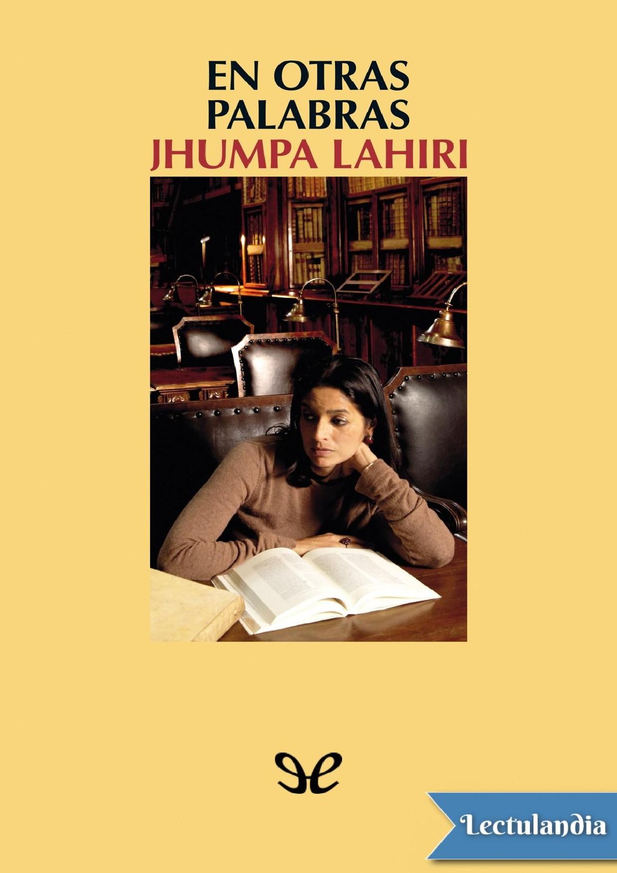 En otras palabras de Jhumpa Lahiri, portada del libro