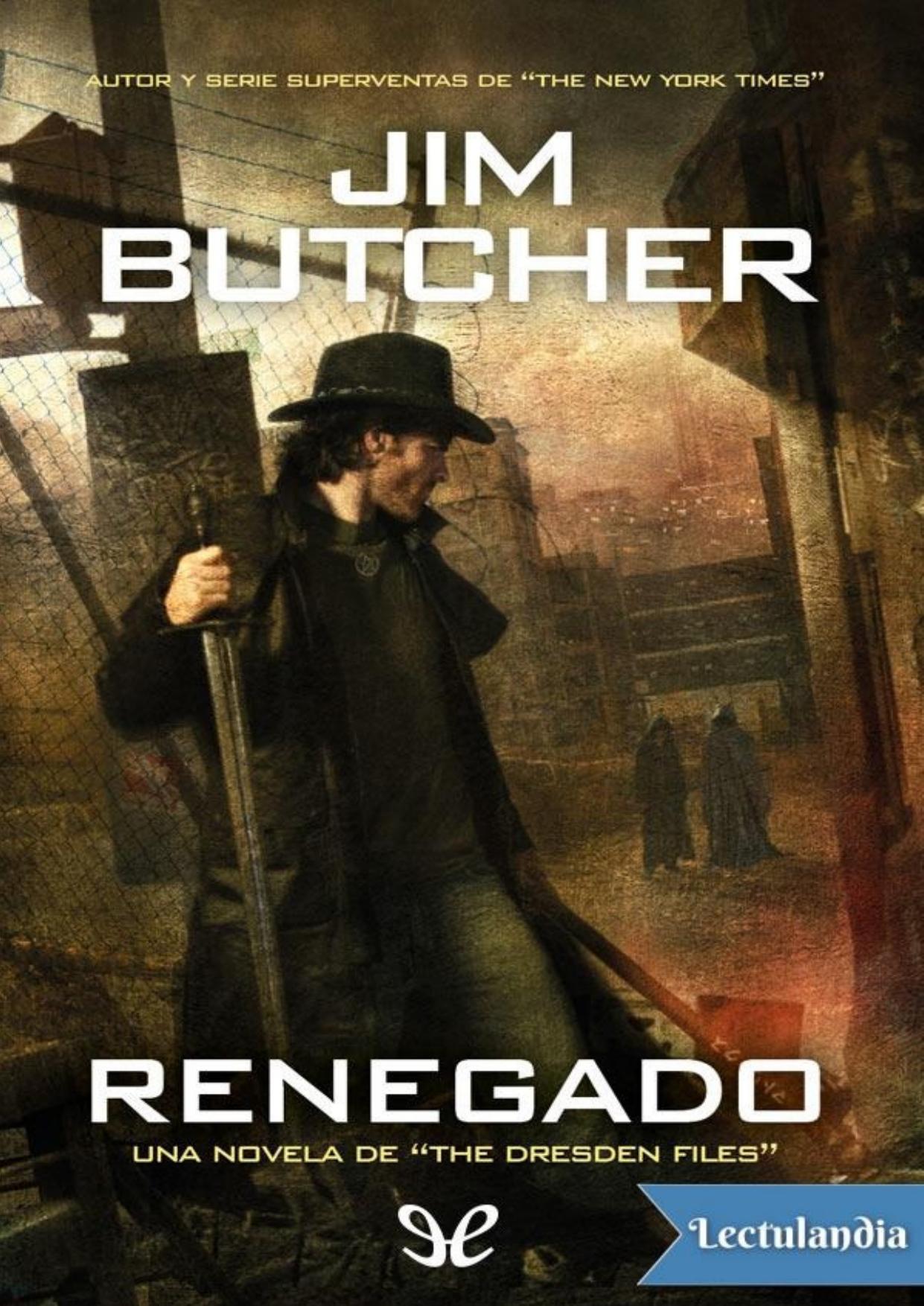 Renegado de Jim Butcher, portada del libro
