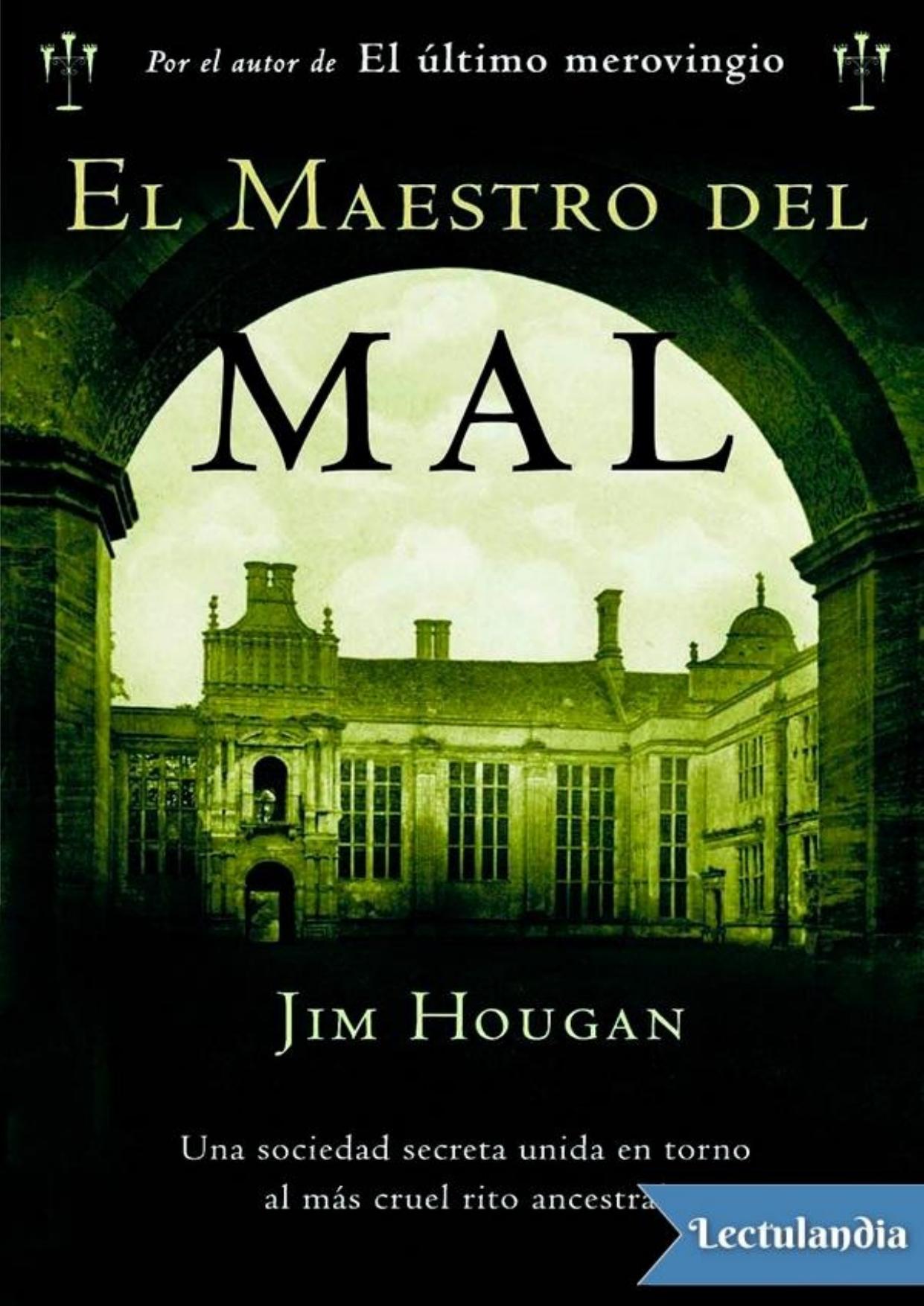 El maestro del mal de Jim Hougan, portada del libro