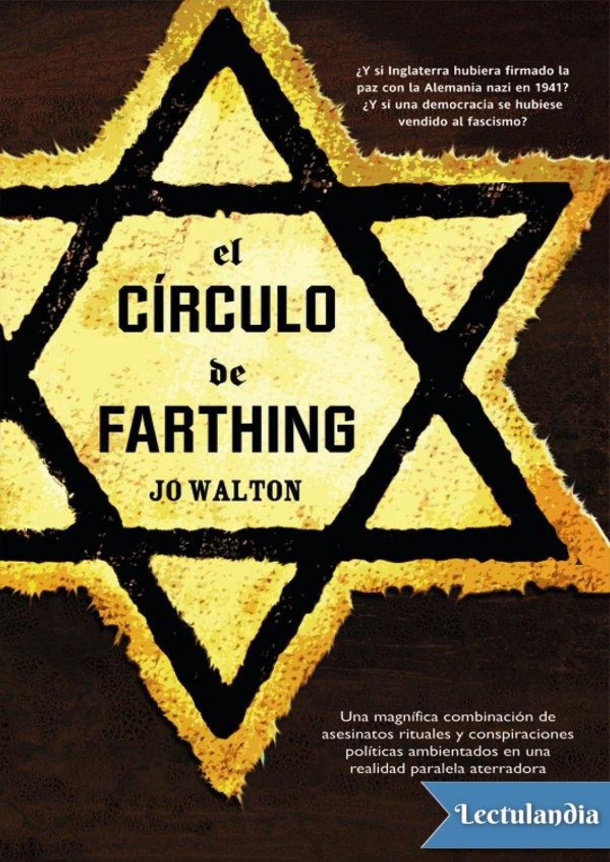 El círculo de Farthing de Jo Walton, portada del libro
