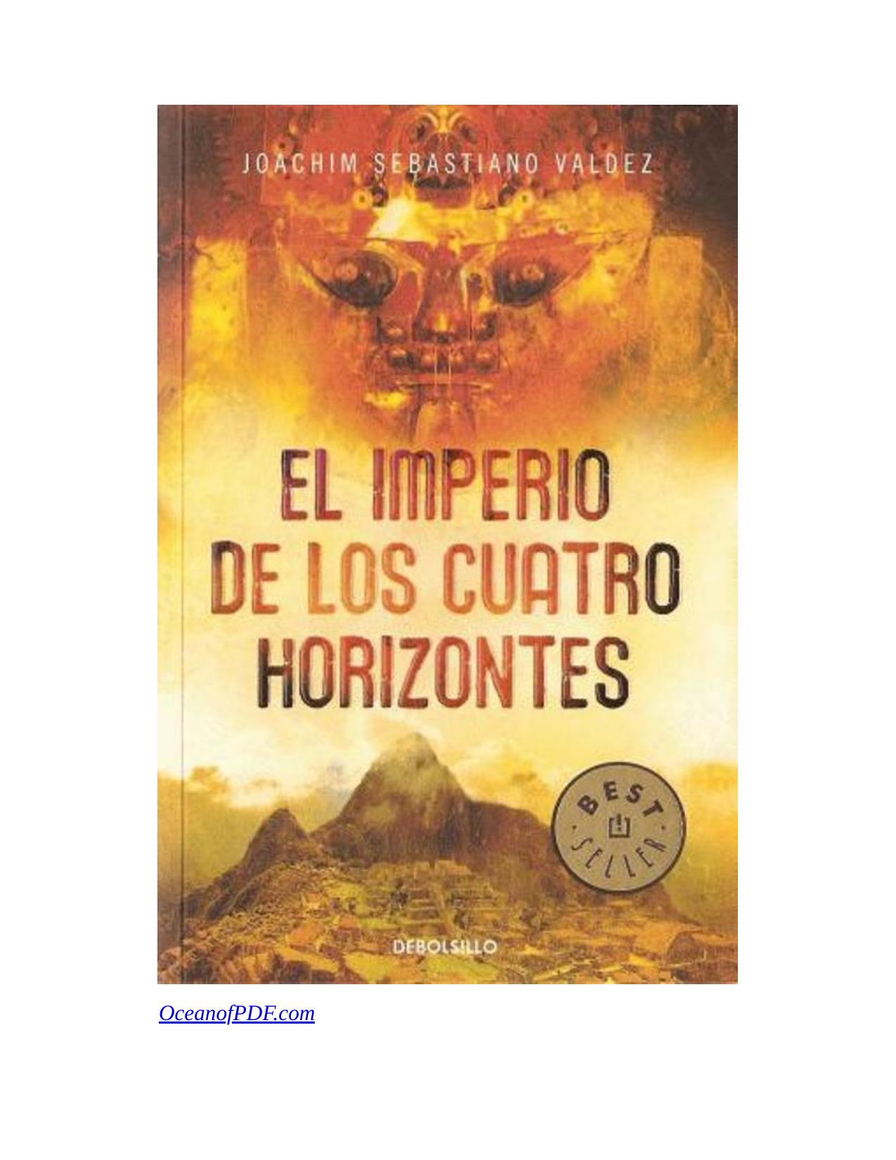 El Imperio de los Cuatro Horizontes de Joachim Sebastiano Valdez, portada del libro
