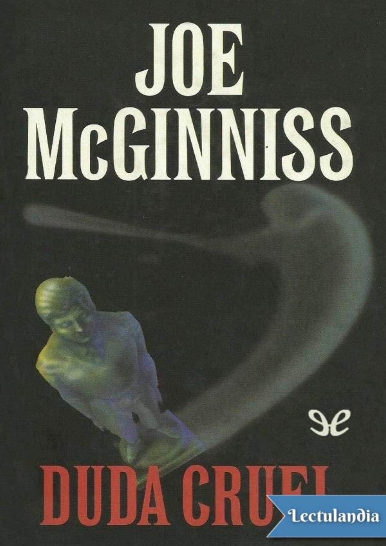Duda cruel de Joe McGinniss, portada del libro