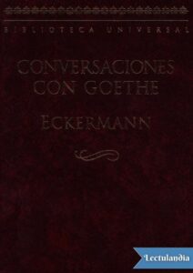Portada de Conversaciones con Goethe
