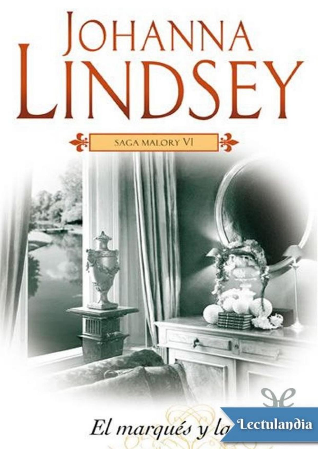 El marqués y la gitana de Johanna Lindsey, portada del libro