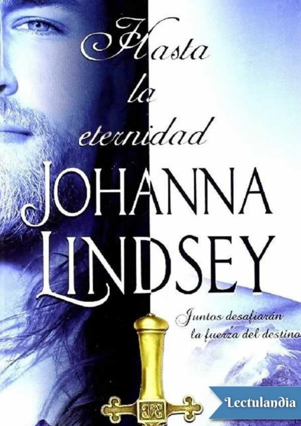 Hasta la eternidad de Johanna Lindsey, portada del libro
