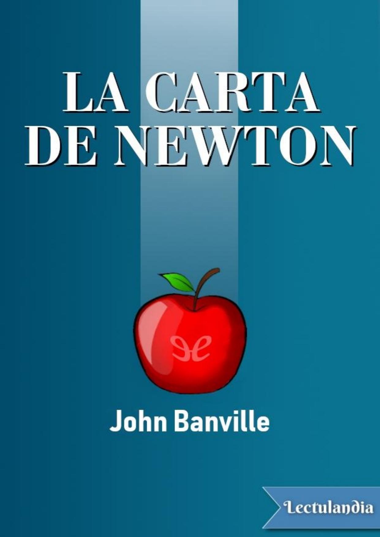 La carta de Newton de John Banville, portada del libro