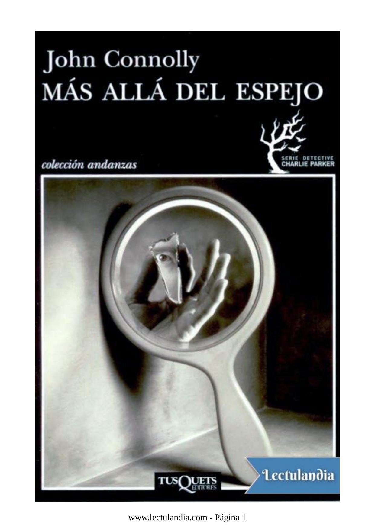 Más allá del espejo de John Connolly, portada del libro