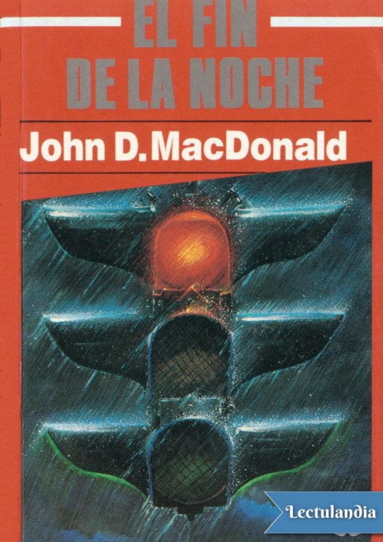 El fin de la noche de John D. MacDonald, portada del libro