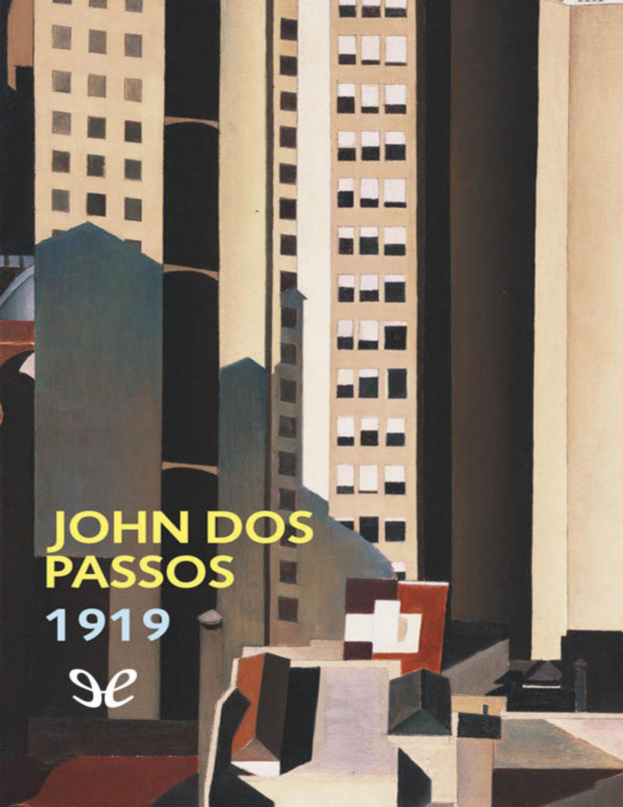 1919 de John Dos Passos, portada del libro