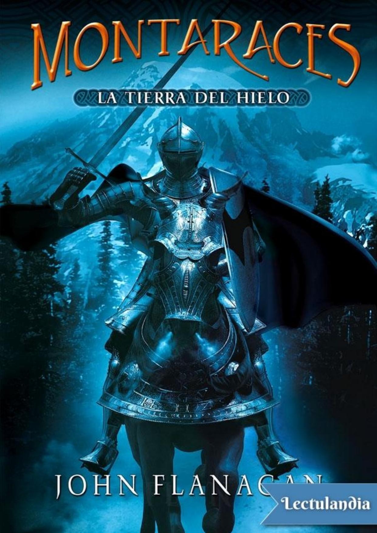 La tierra del hielo de John Flanagan, portada del libro