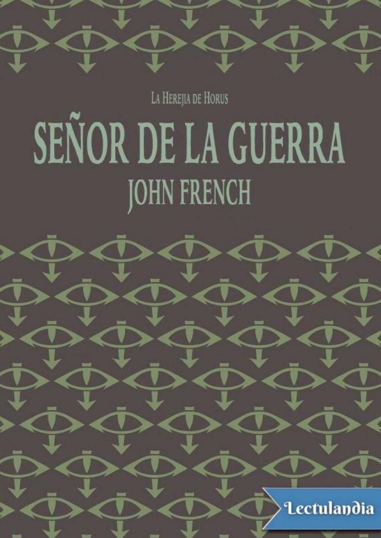 Señor de la Guerra de John French, portada del libro
