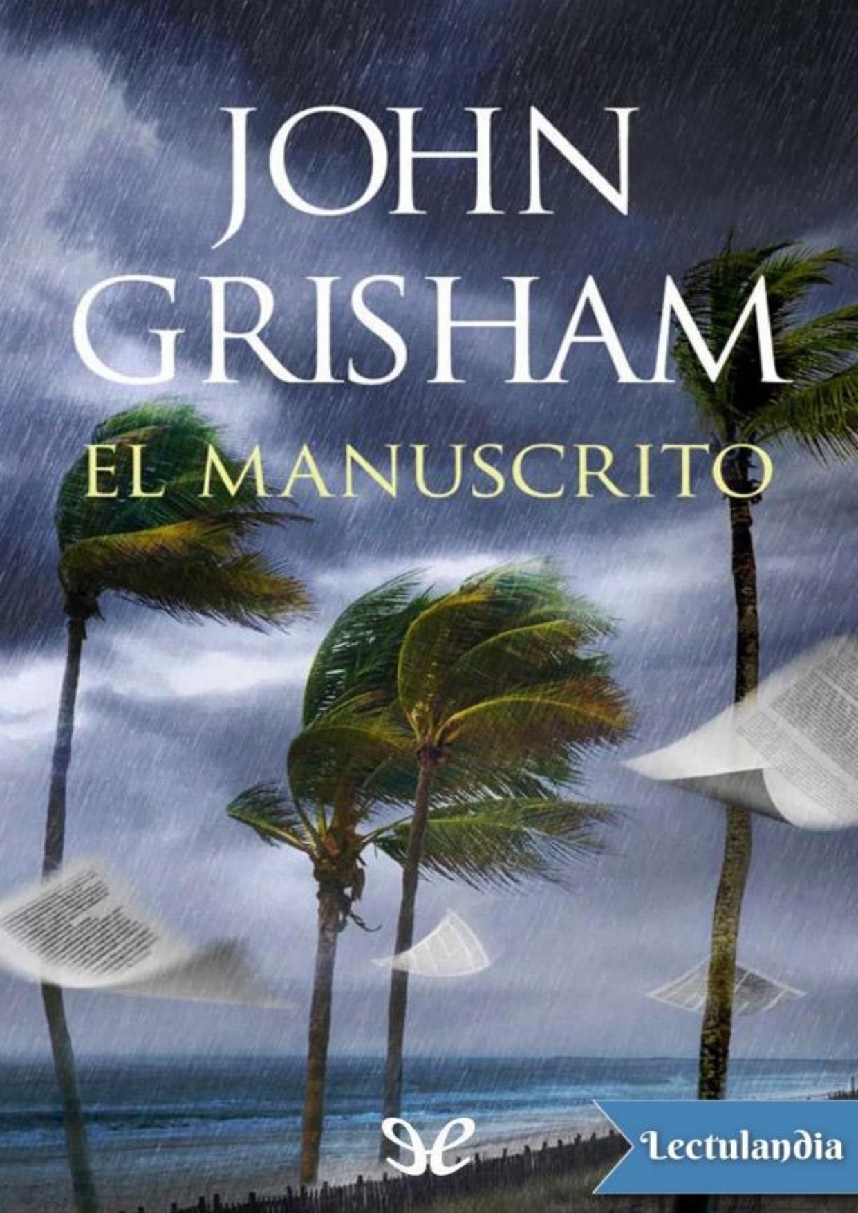 El manuscrito de John Grisham, portada del libro