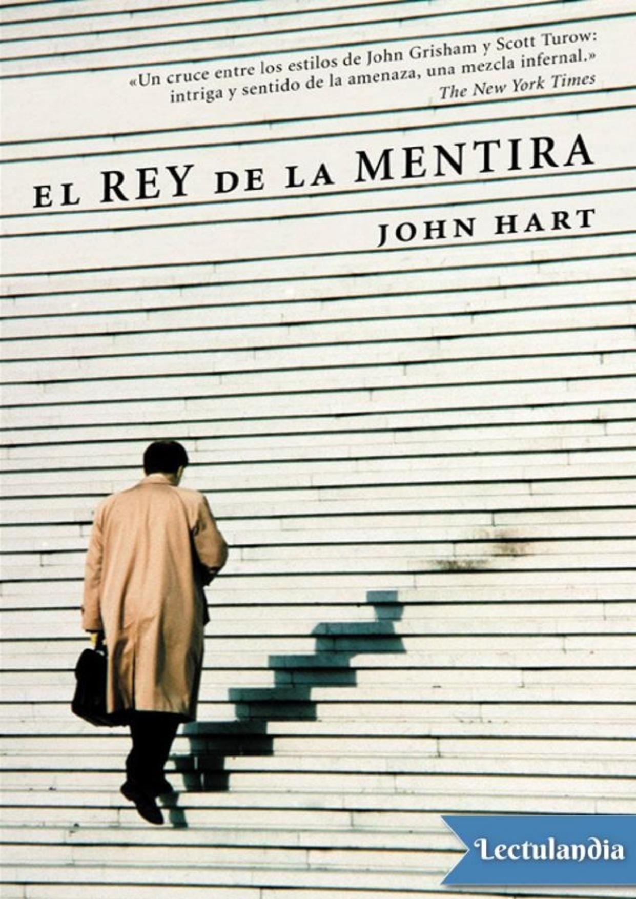 El rey de la mentira de John Hart, portada del libro
