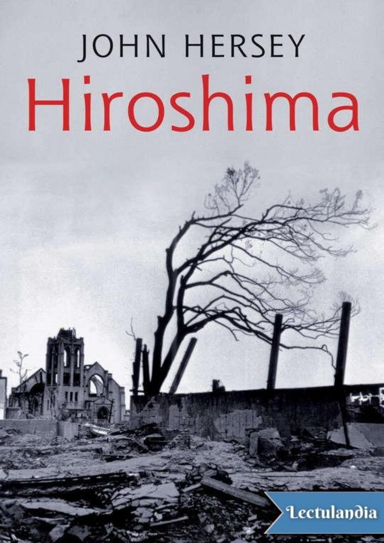 Hiroshima de John Hersey, portada del libro