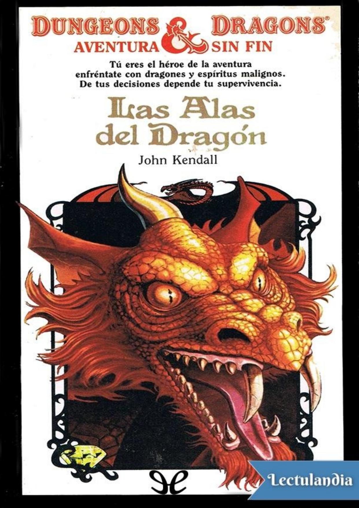 Las alas del dragón de John Kendall, portada del libro